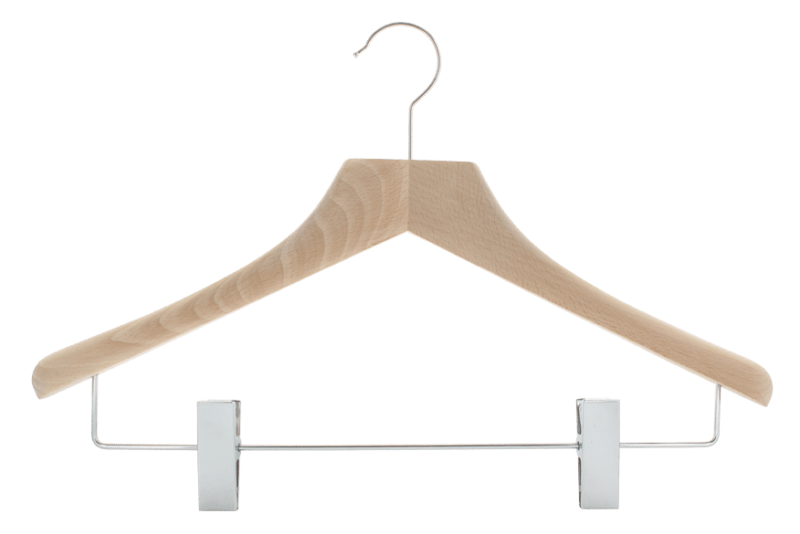 Cintre en bois à épaules larges pour costume - 255