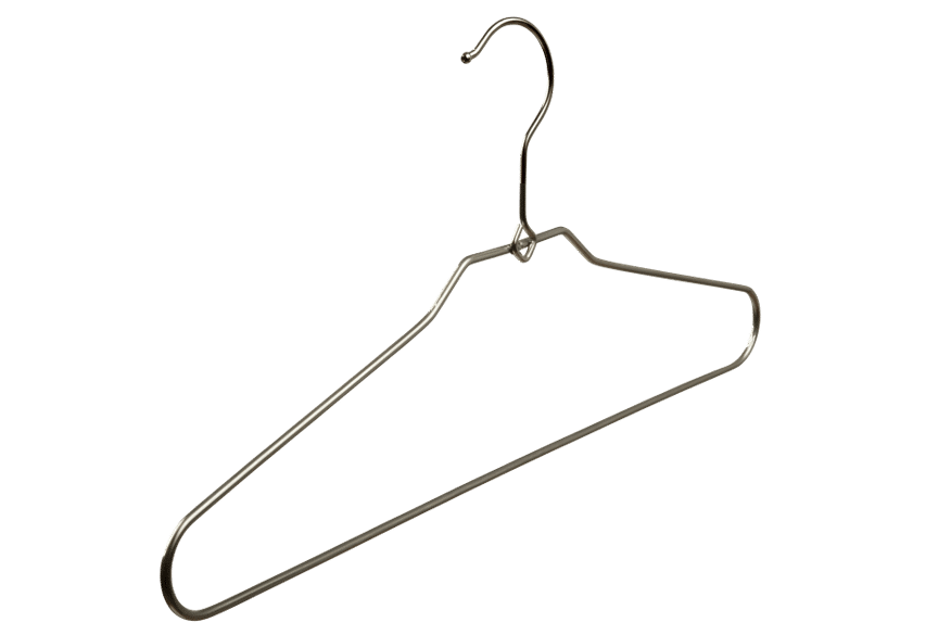 Lot De 60 Cintres En Métal Gainés Blancs - Longueur 40 Cm, Antidérapants, Charge 5 Kg