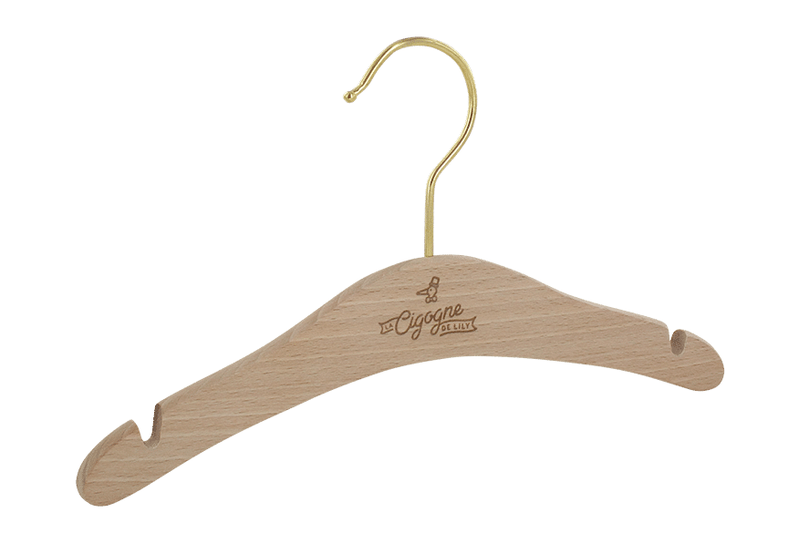 Cozywind Cintre Enfant en Bois pour Enfants Bébés, 12 cintres en